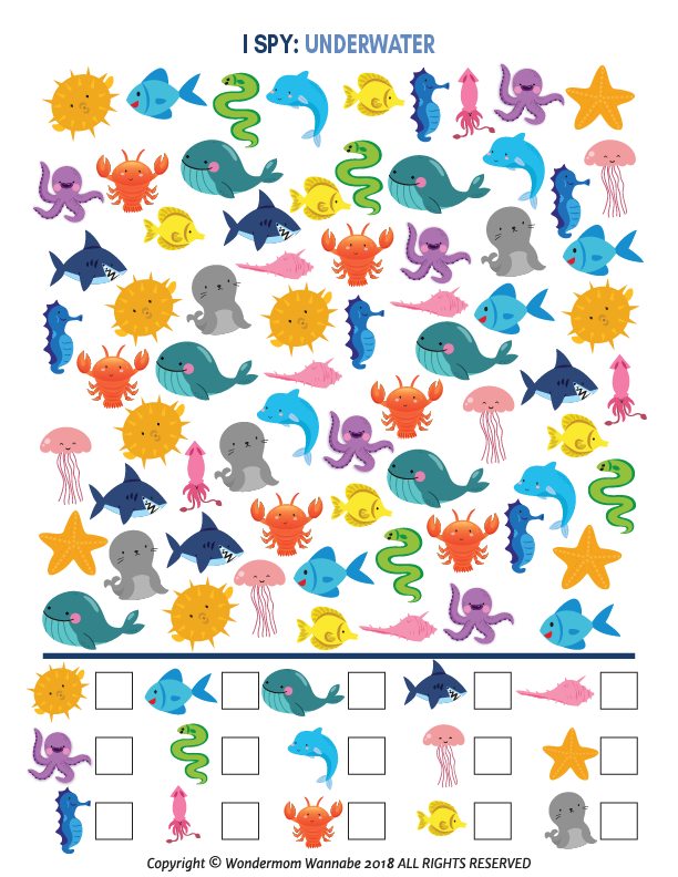 Under the Sea Activity Kit for Kids