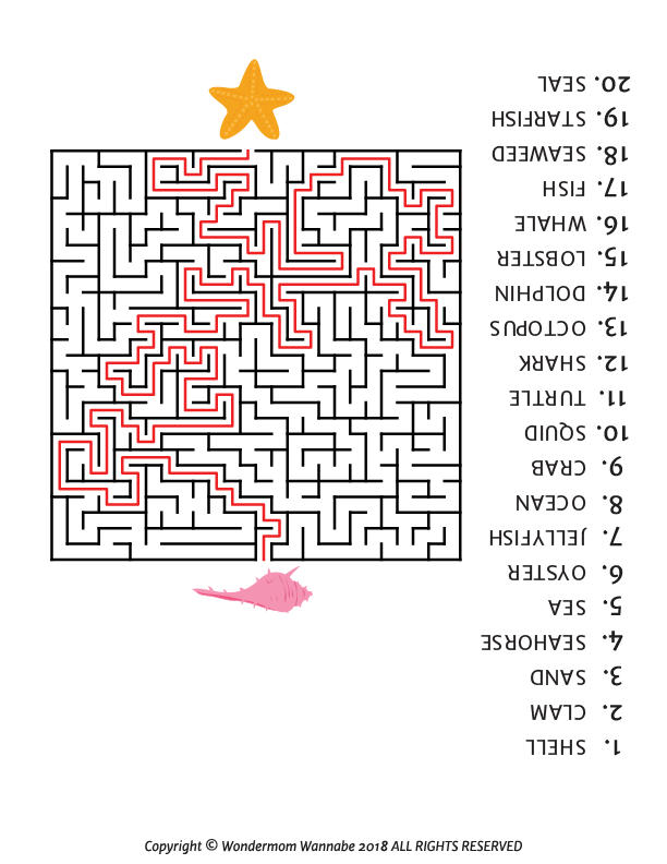 Under the Sea Activity Kit for Kids