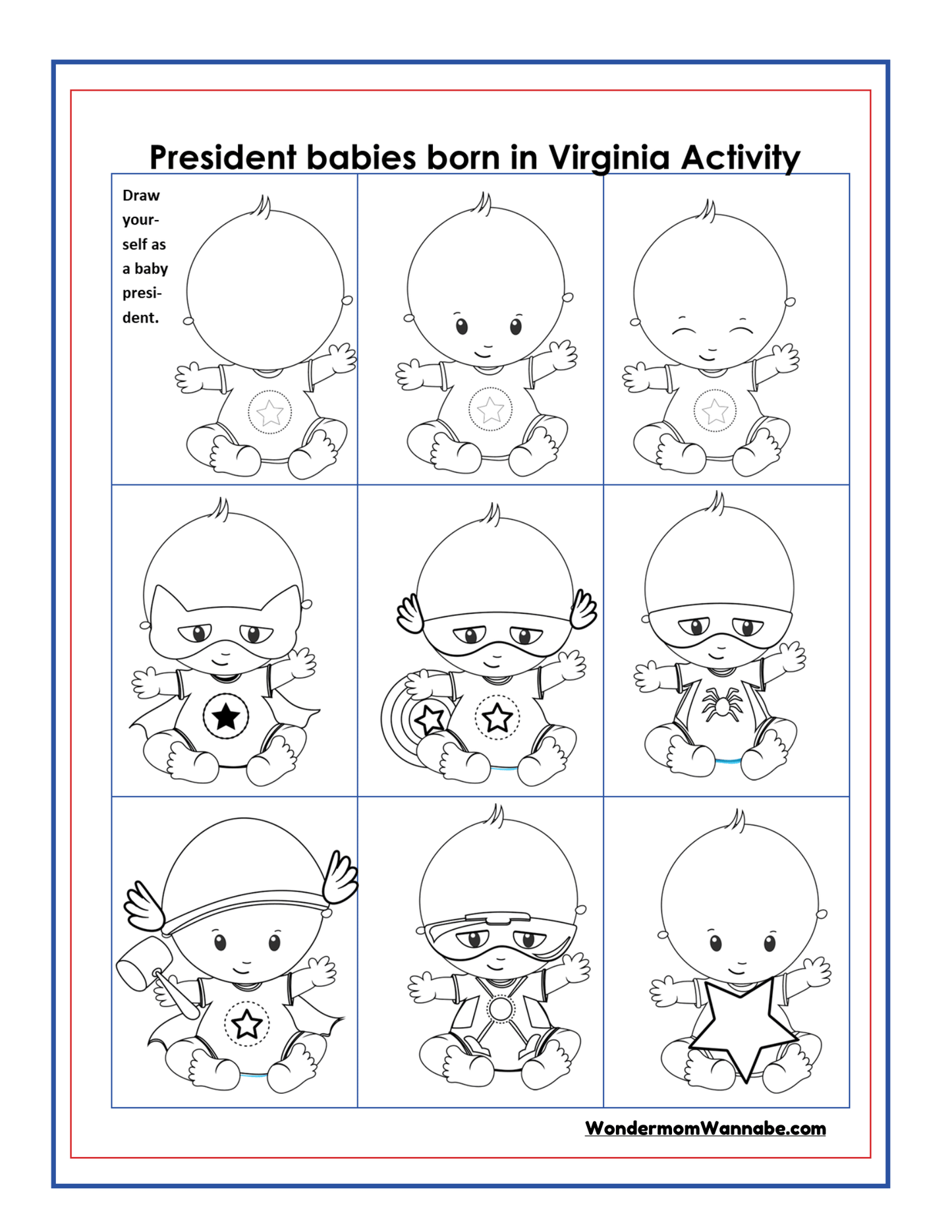 Virginia Travel Guide and Activity Kit for Kids