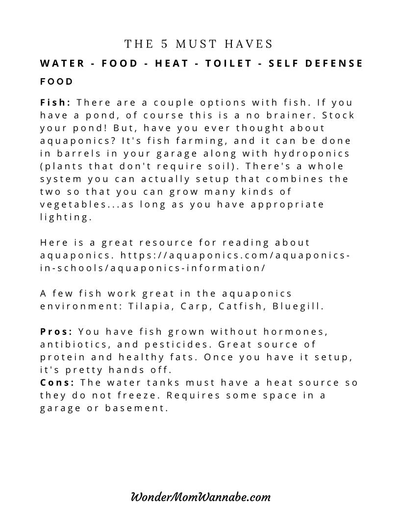 This printable Ultimate Prepper Guide by Wondermom Shop includes the 5 must haves for emergencies - water, food, and that toilet defense.