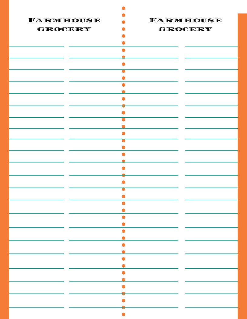 A printable Ultimate Prepper Guide with an orange background for emergencies from Wondermom Shop.