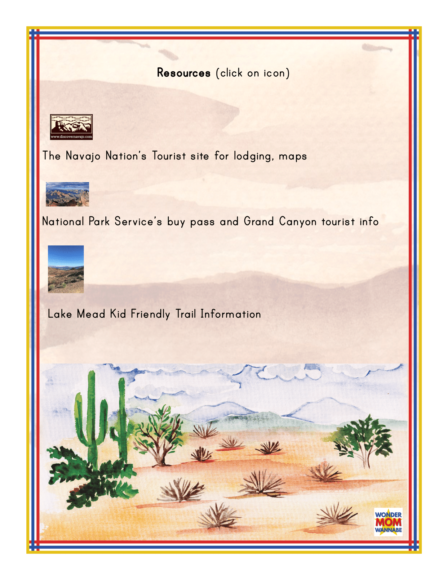 Arizona Travel Guide and Activity Kit for Kids
