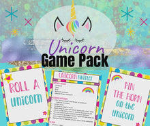 Load and play video in Gallery viewer, Unicorn Party Game Pack
