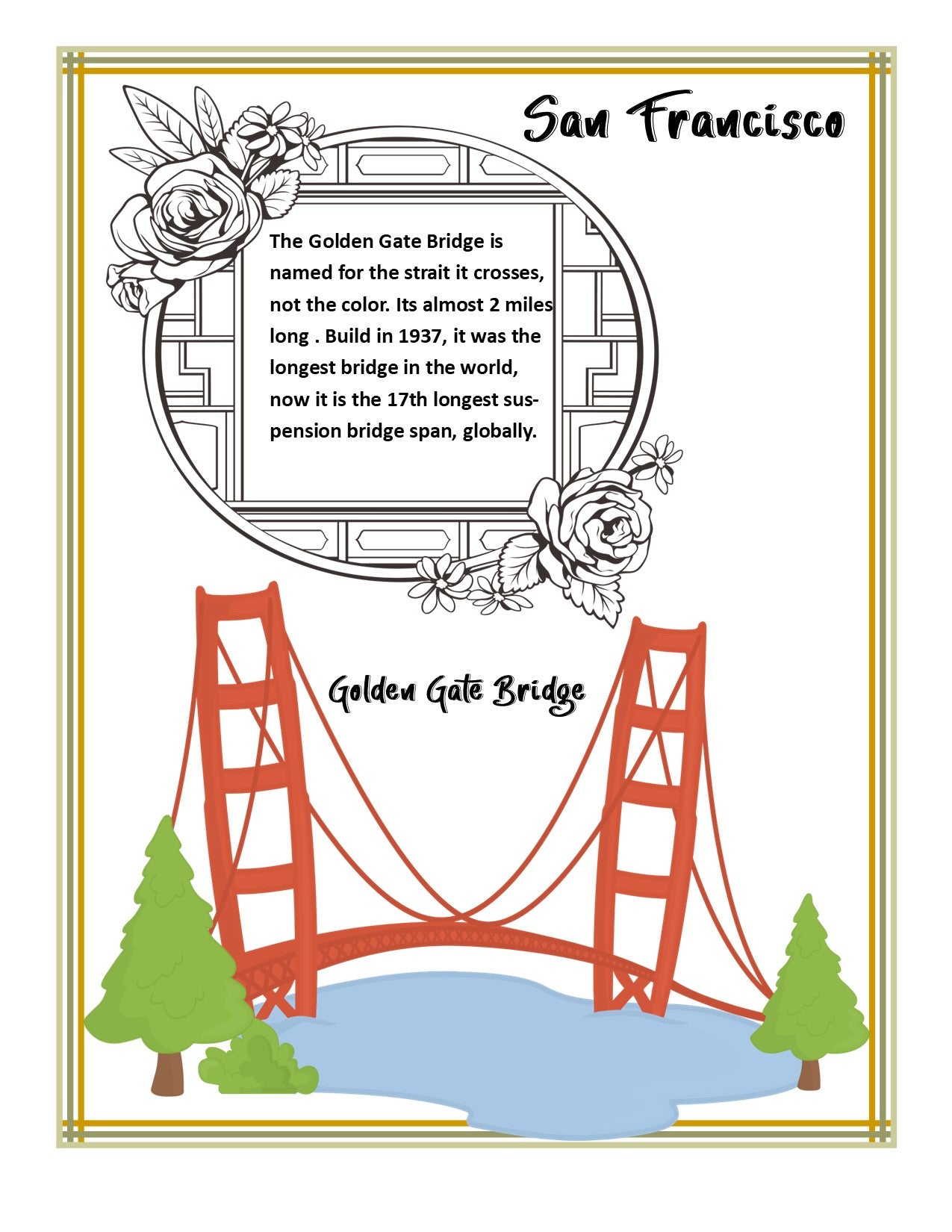 California Travel Guide and Activity Kit for Kids