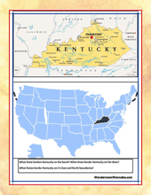 Load image into Gallery viewer, Kentucky Travel Guide and Activity Kit for Kids
