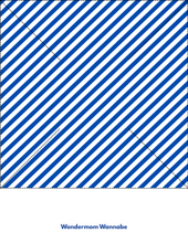 Load image into Gallery viewer, A white rectangle with diagonal blue stripes and dashed border, “Wondermom Shop” below—ideal for displaying the &quot;Easy 4th of July Pinwheel Craft for Kids&quot; printable or sparking creative holiday crafts.
