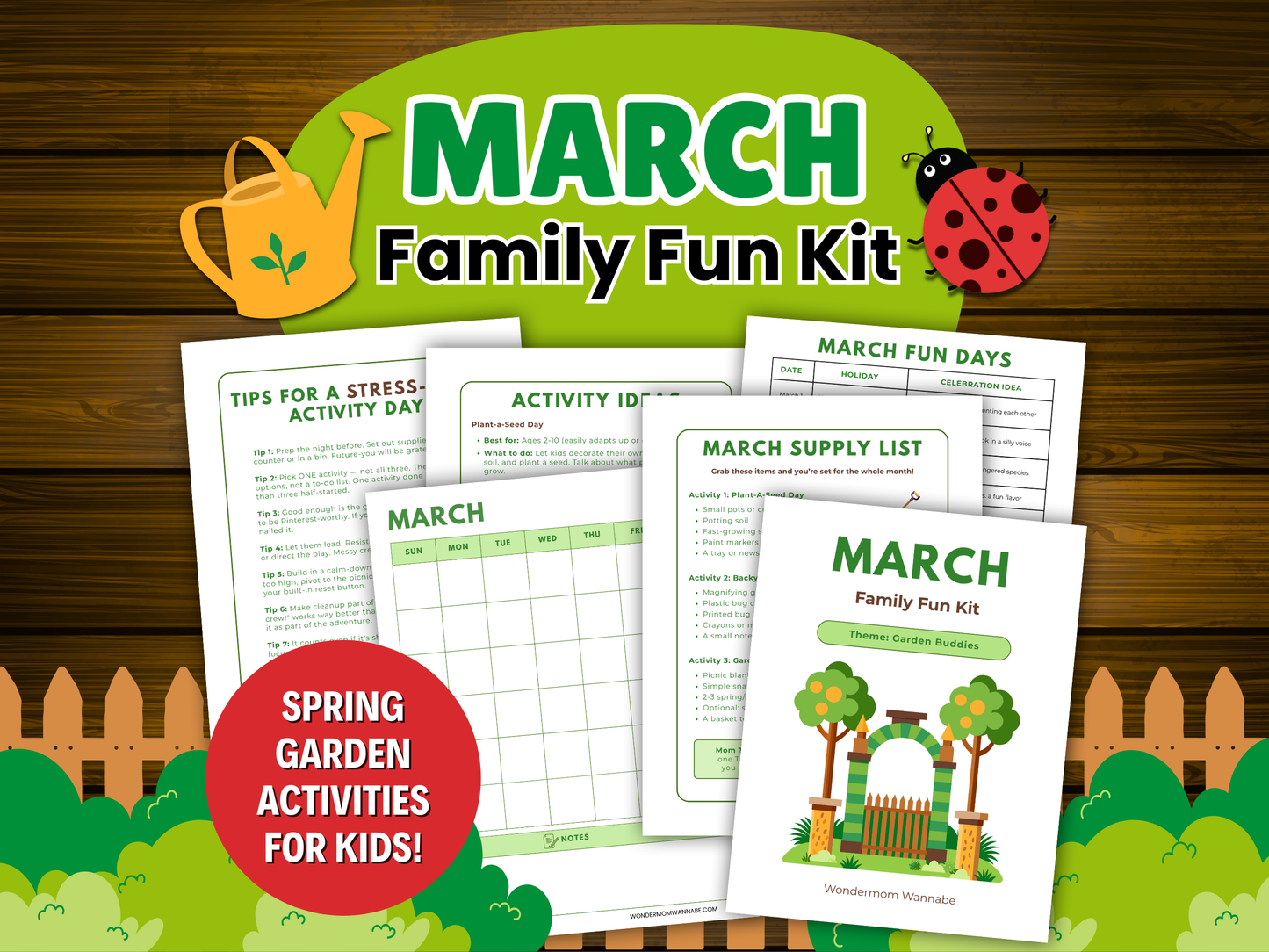 March Family Fun Kit