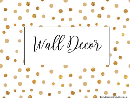 A gold polka dot background perfect for VIP Vault's New Year’s Eve Party Planning Kit.