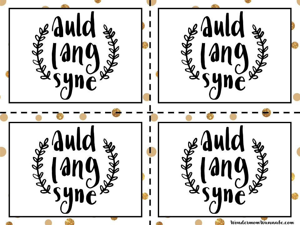 A printable New Year’s Eve Party Planning Kit with the words "boo lan ye", perfect for VIP Vault party planning.