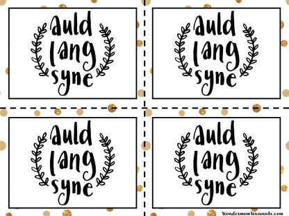 A printable New Year’s Eve Party Planning Kit with the words "boo lan ye", perfect for VIP Vault party planning.