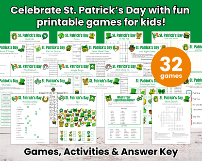 St. Patrick’s Day Printable Game Pack