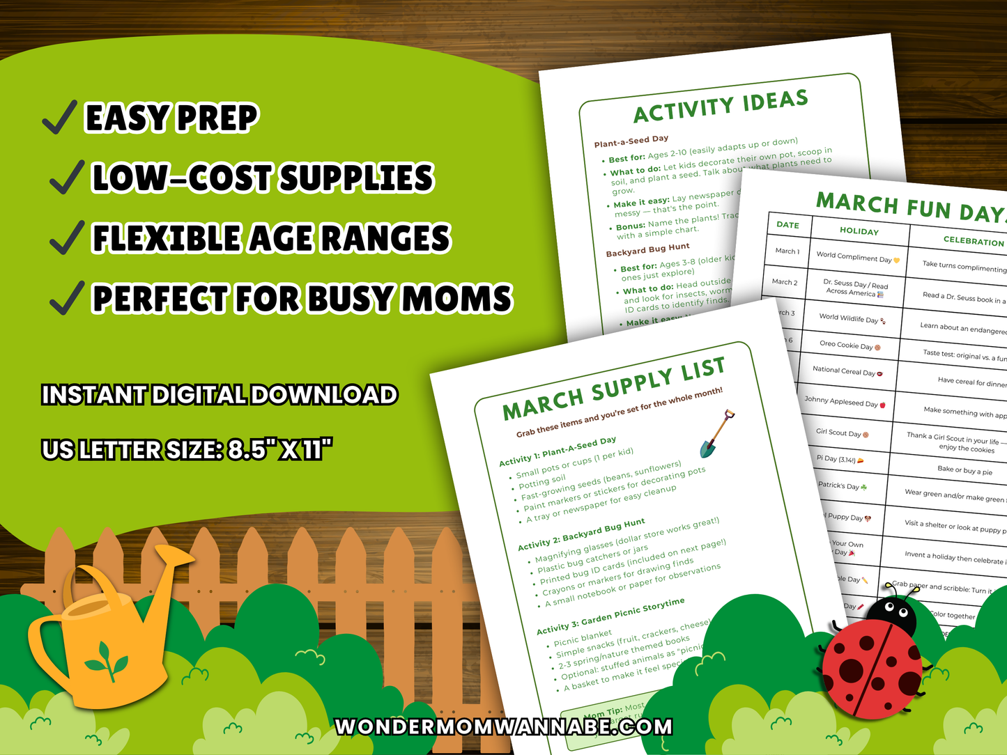 March Family Fun Kit