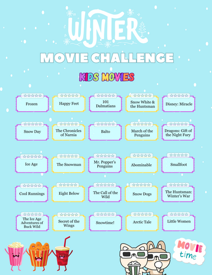 Calling all movie lovers to the Wondermom Shop Winter Movie Challenge featuring holiday classics!