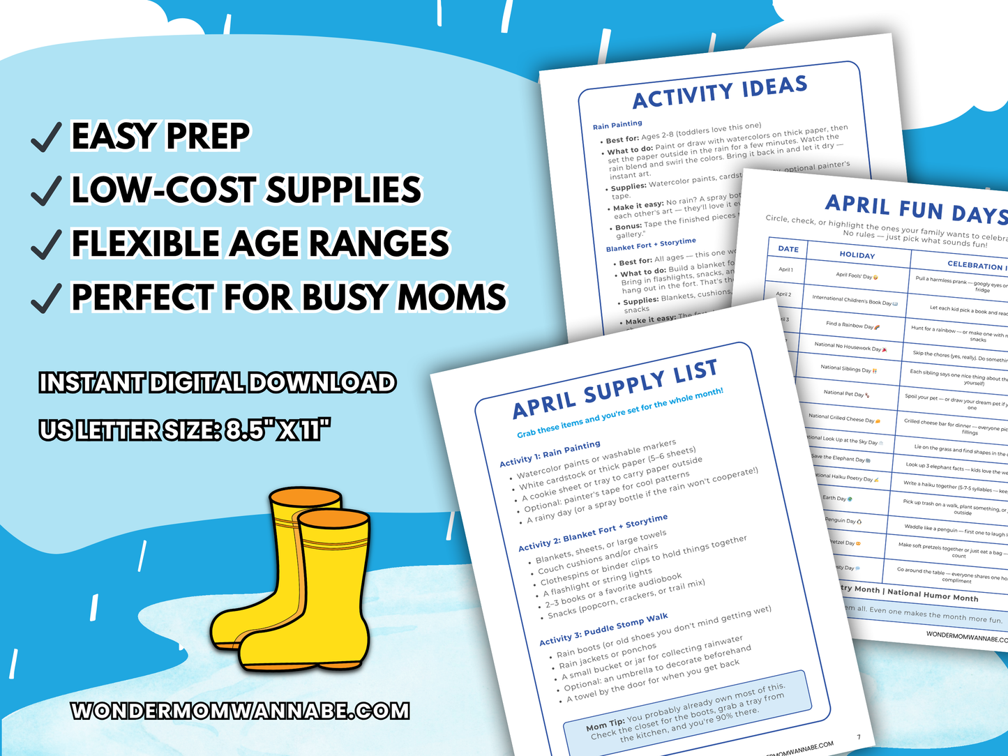 April Family Fun Kit