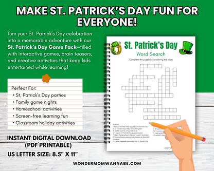 St. Patrick’s Day Printable Game Pack