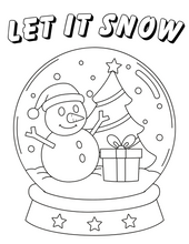 Load image into Gallery viewer, Celebrate Christmas with this festive collection of Wondermom Shop&#39;s Christmas Coloring Pages featuring the joyful theme of snow.
