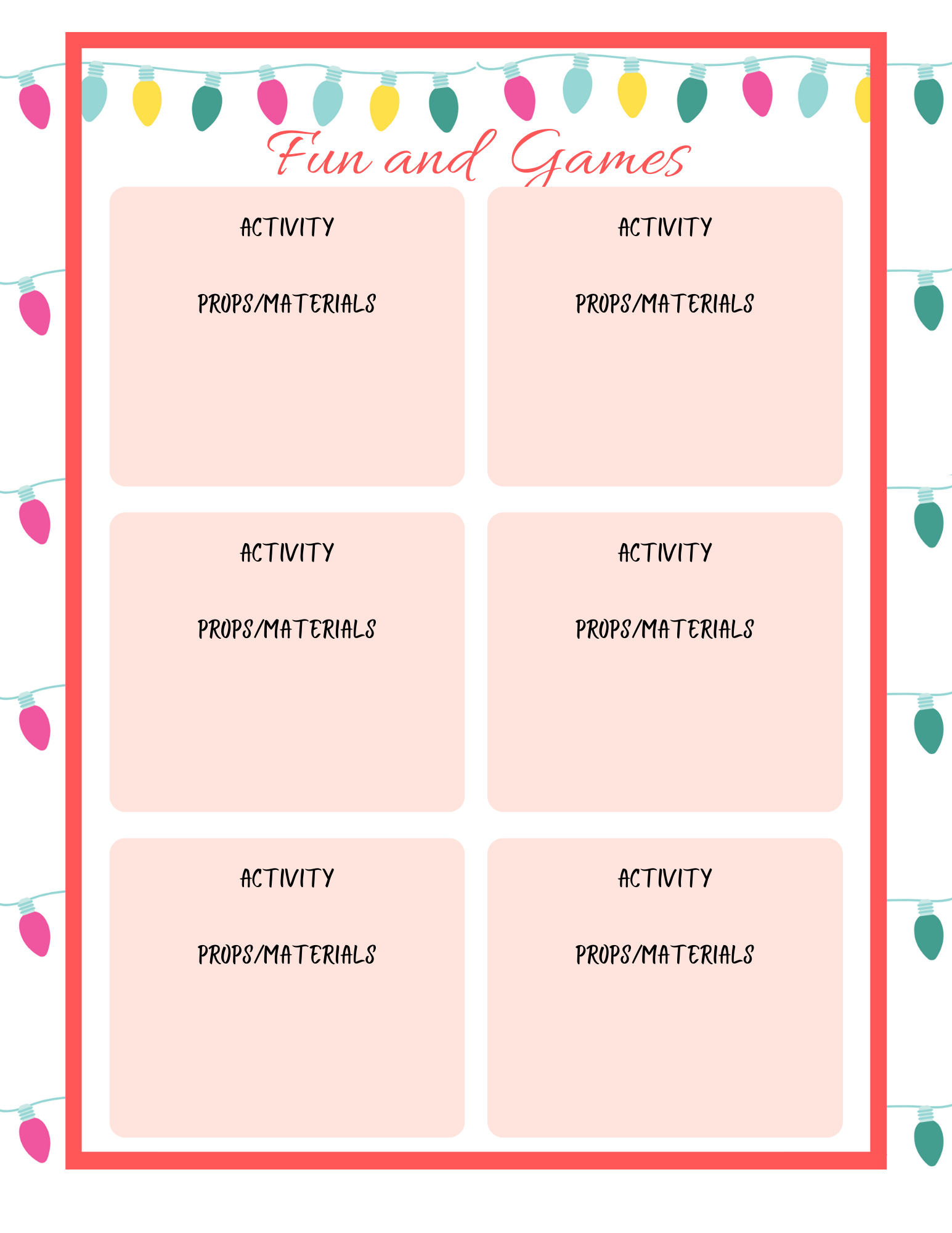 A Wondermom Shop Christmas Season Planner with a pink background.