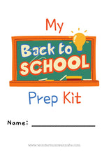 Load image into Gallery viewer, My Wondermom Shop Back to School Prep Kit.
