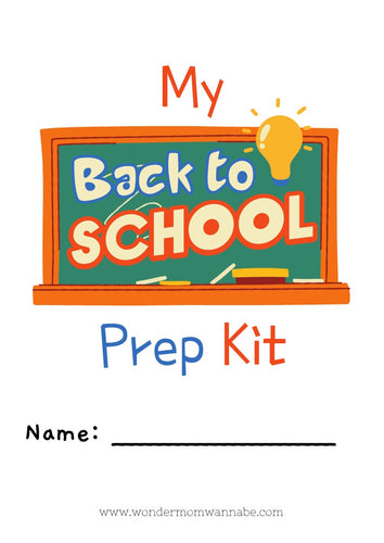 My Wondermom Shop Back to School Prep Kit.
