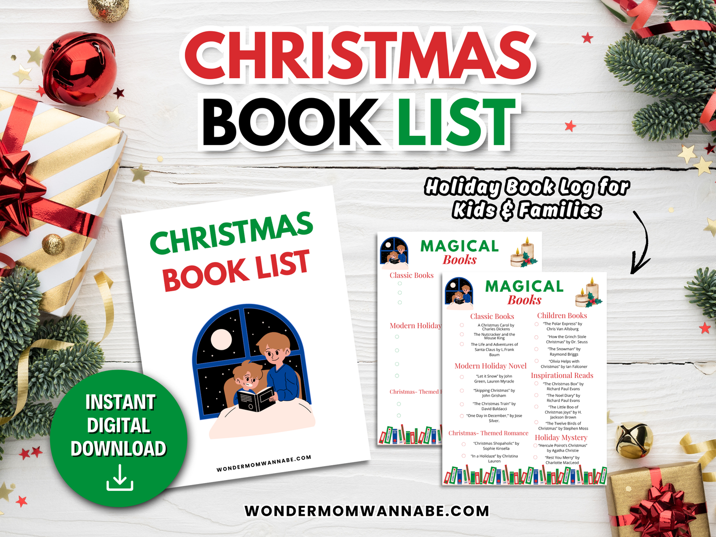 Printable Christmas Book List