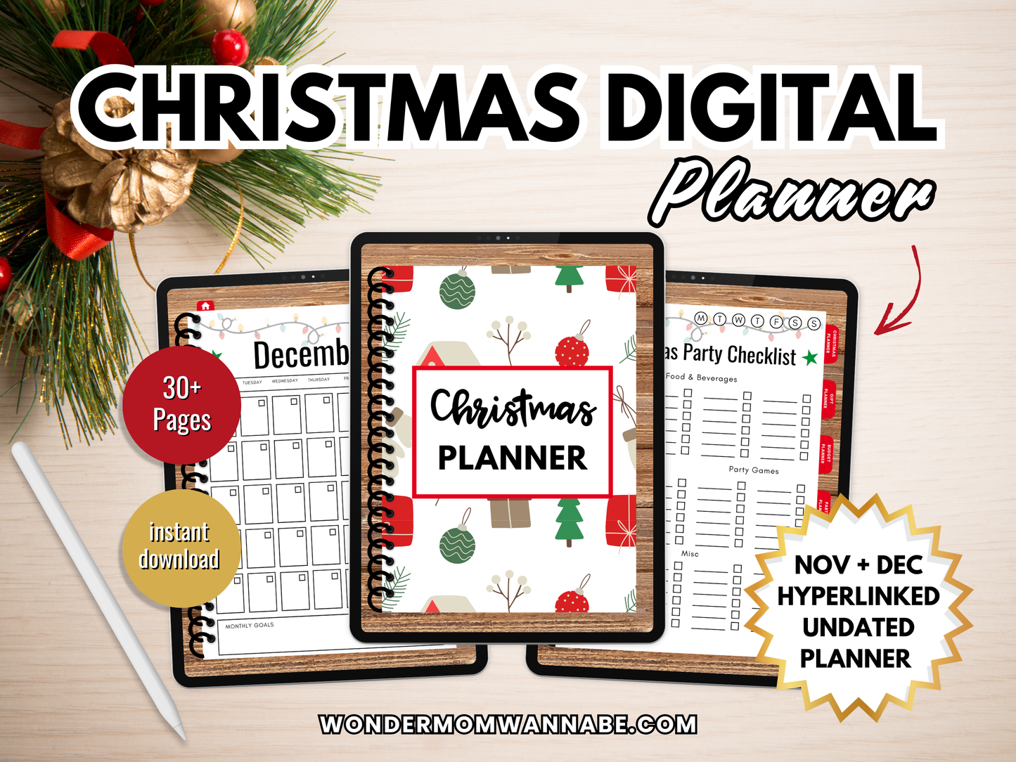 Digital Christmas Planner