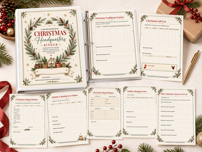 Christmas Headquarters Binder Kit