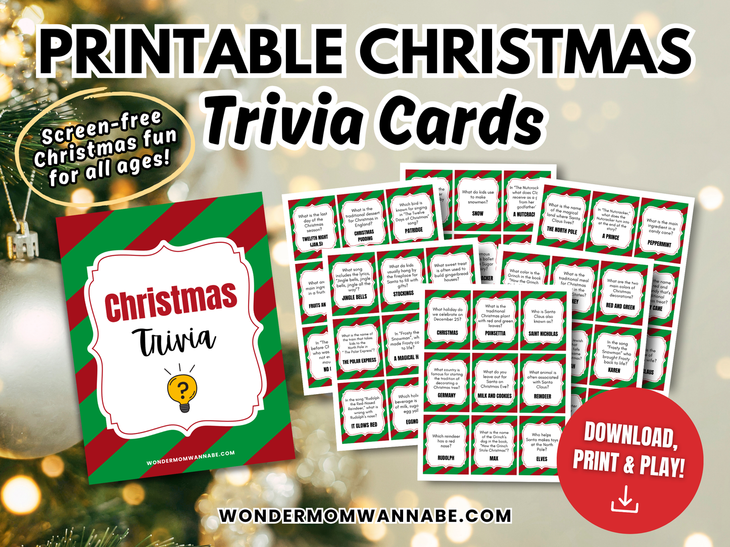 Christmas Trivia Printable