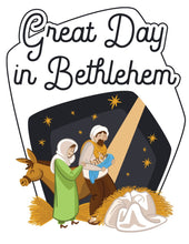 Load image into Gallery viewer, Experience the Christmas holiday cheer with beautiful Christmas Season Wall Art in Bethlehem from Wondermom Shop.
