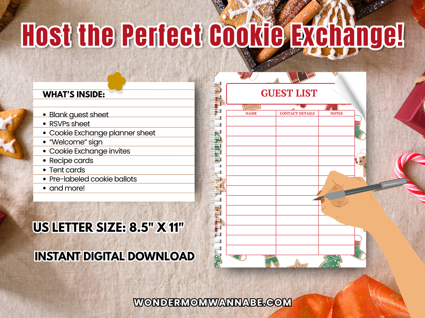 Christmas Cookie Exchange Kit (Printable)