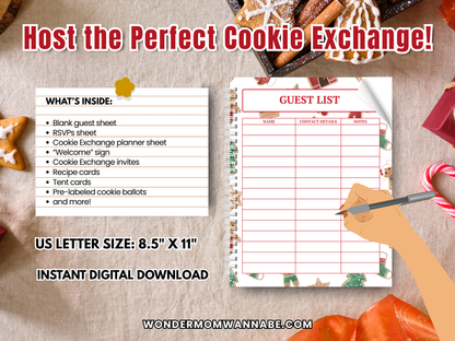 Christmas Cookie Exchange Kit (Printable)