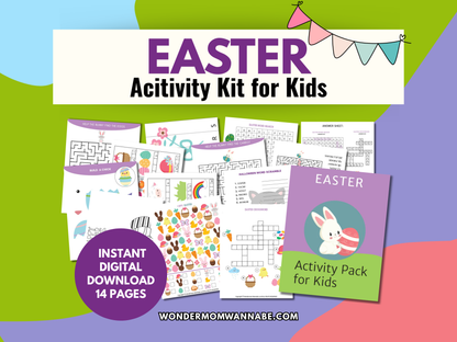 Easter Fun Pack for Kids – Printable Easter Games, Puzzles, Crafts & Activities