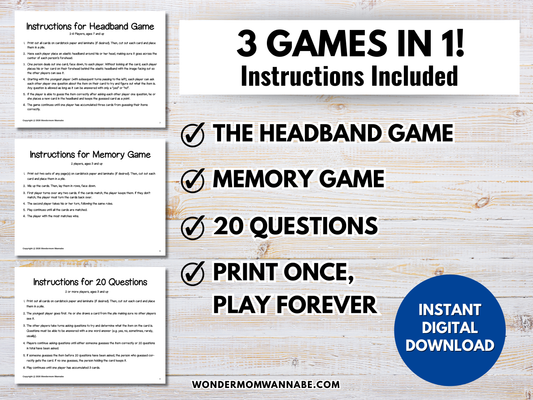 Everyday Game Cards