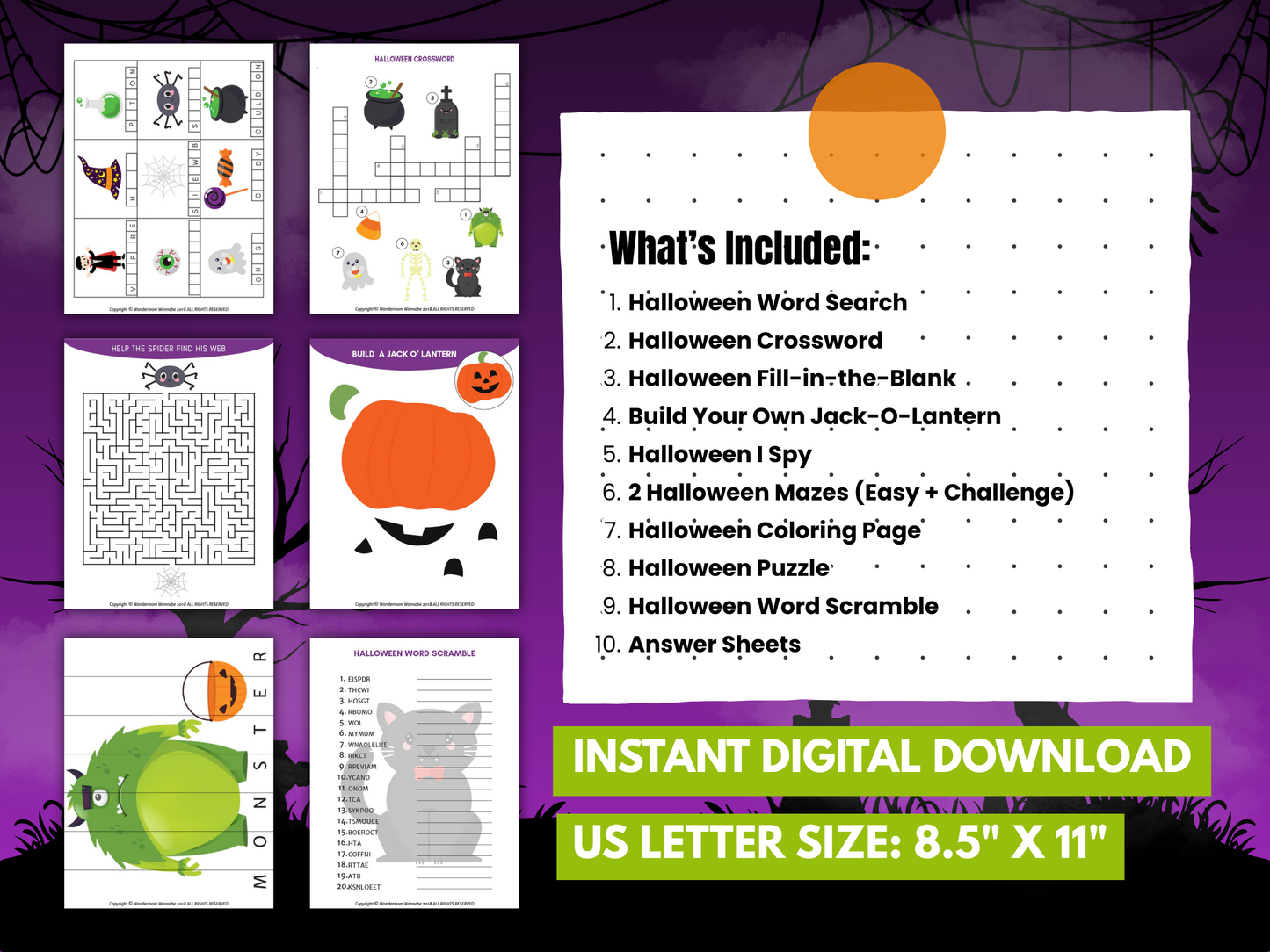 Halloween Fun Pack for Kids