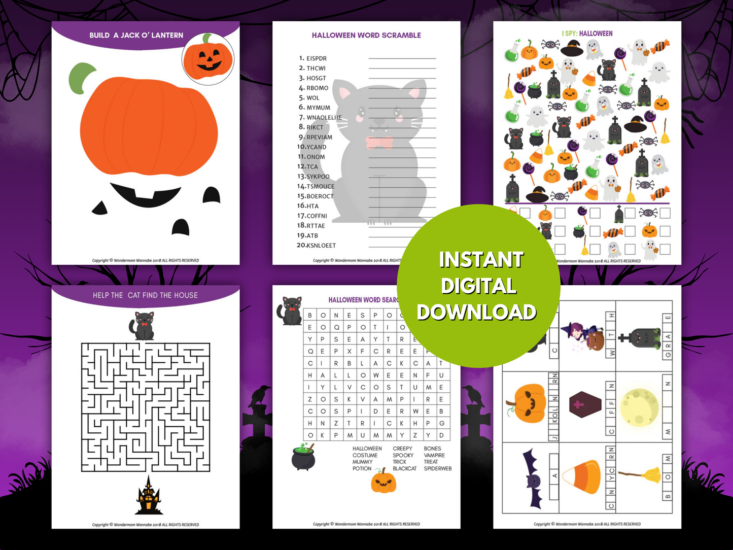 Halloween Fun Pack for Kids