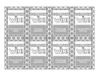 A Random Acts of Kindness Gifts Set from Wondermom Shop, with the words "search to win" encouraging random acts of kindness.