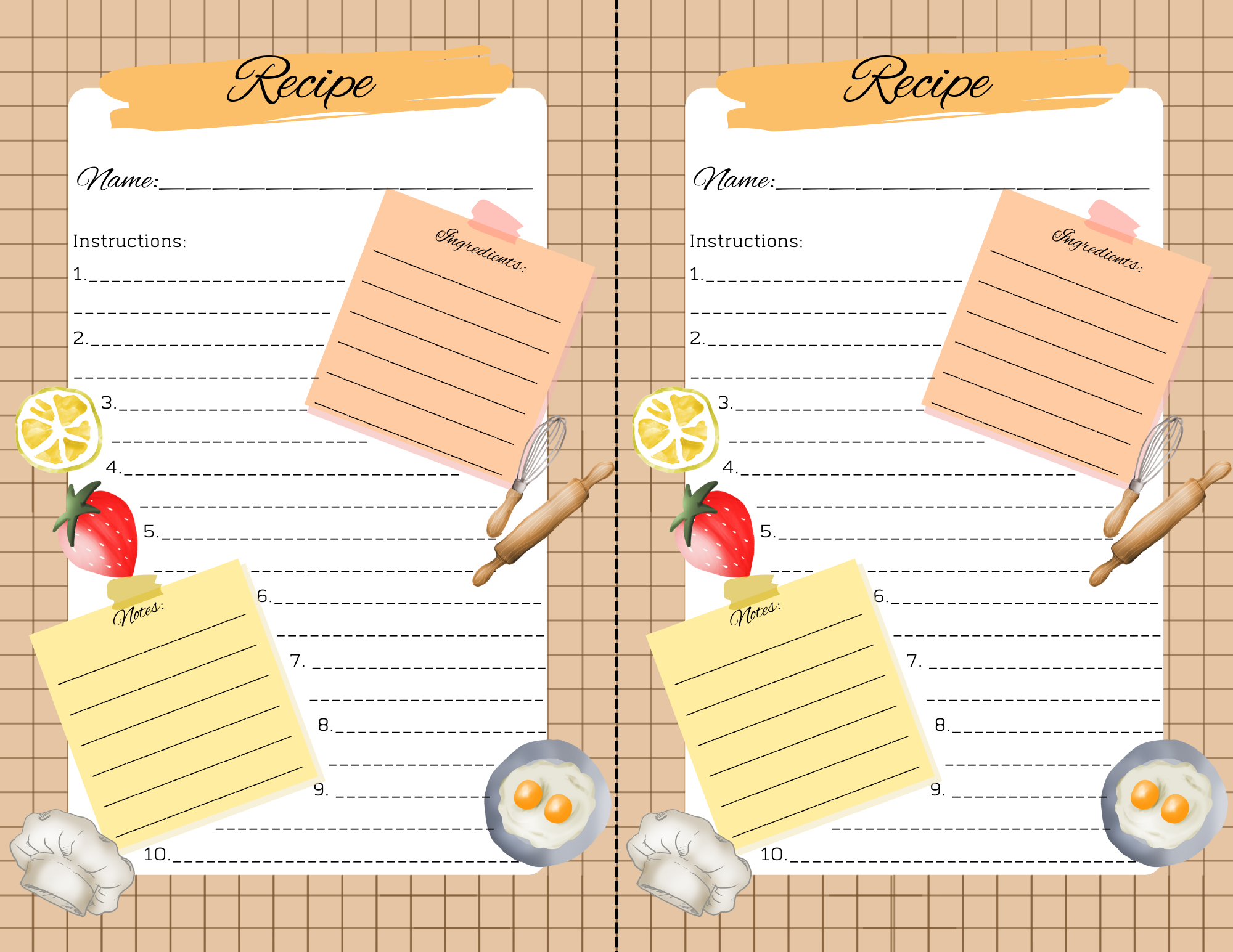 Recipe Notes – Wondermom Shop