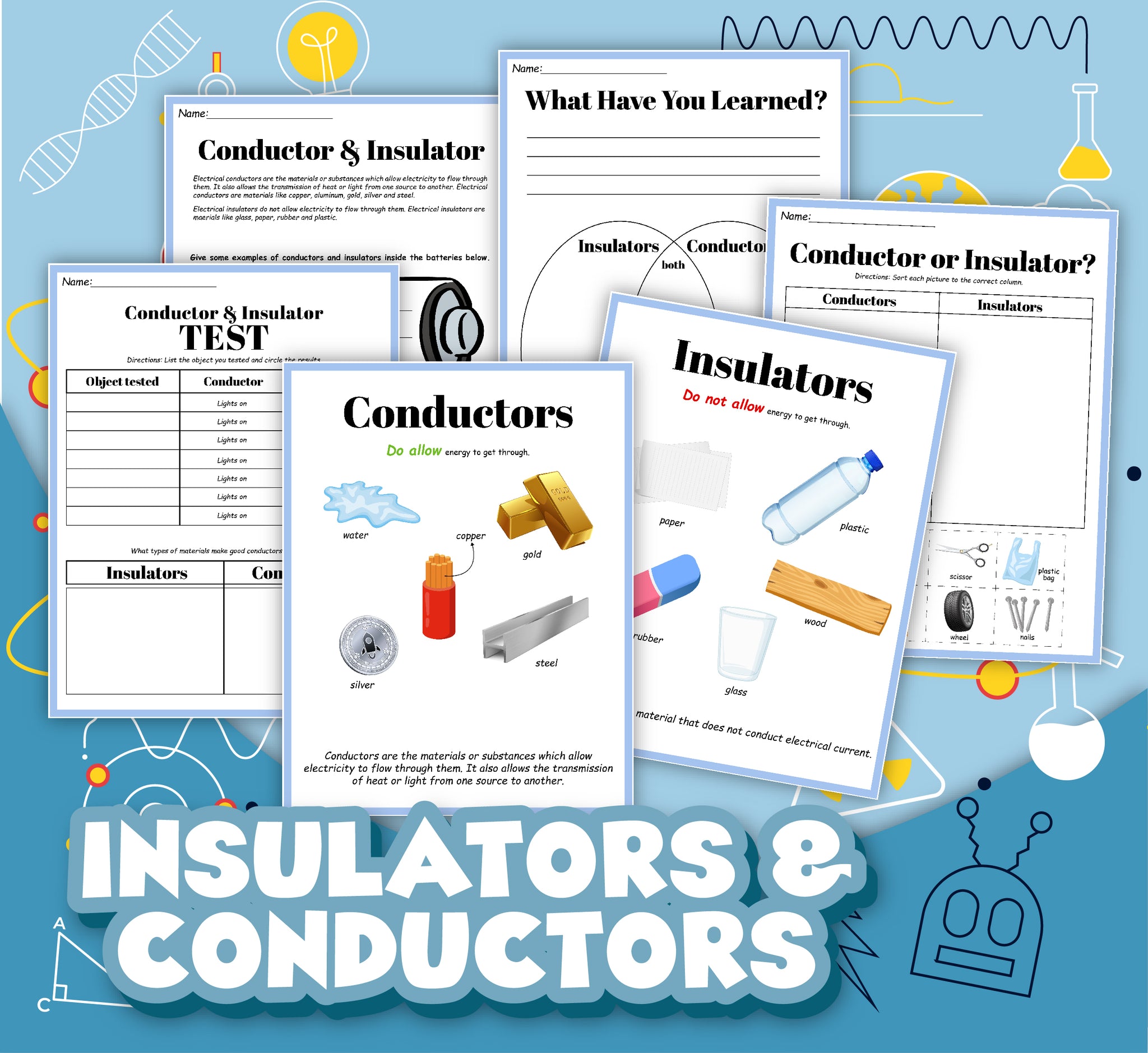 Insulators and Conductors Activity Set – Wondermom Shop