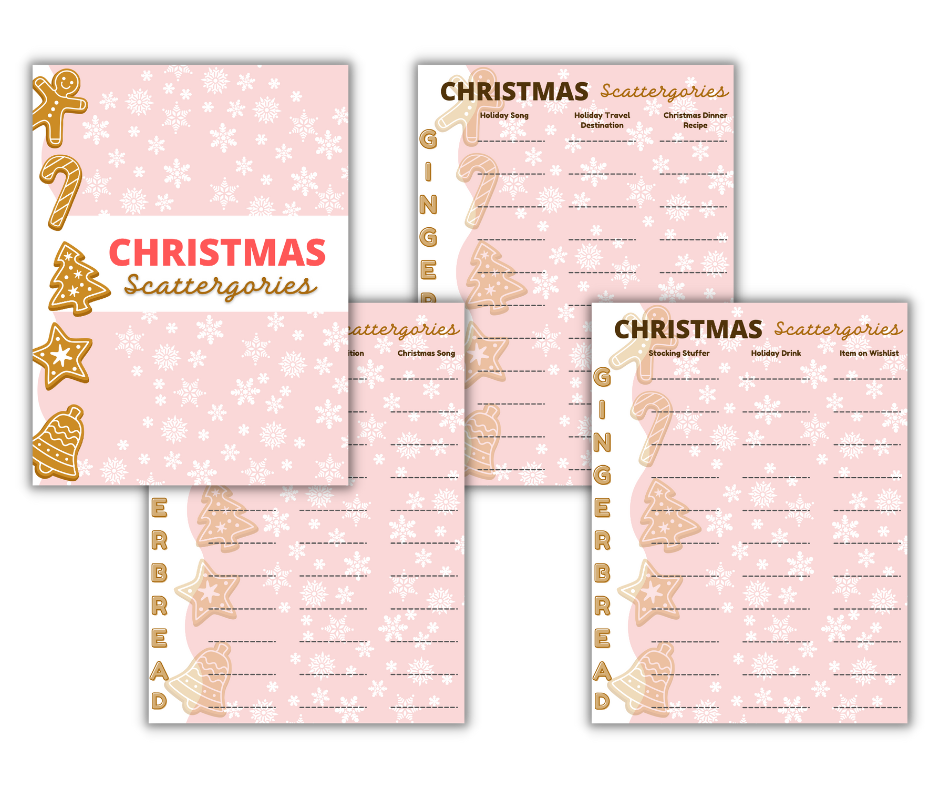 Digital product: Wondermom Shop's Christmas Kids Activities Bundle with holiday motifs.