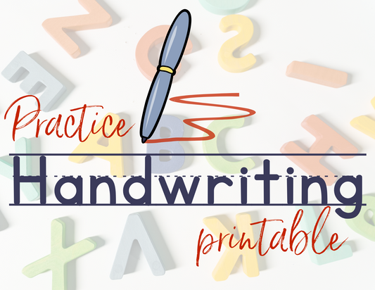 Handwriting Practice Workbook