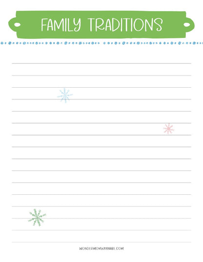 The Most Wonderful Time of the Year Christmas Planner
