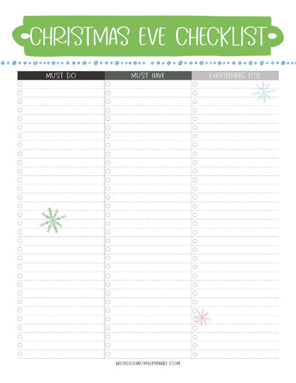 The Most Wonderful Time of the Year Christmas Planner by Wondermom Shop for holiday prep and menu planning.
