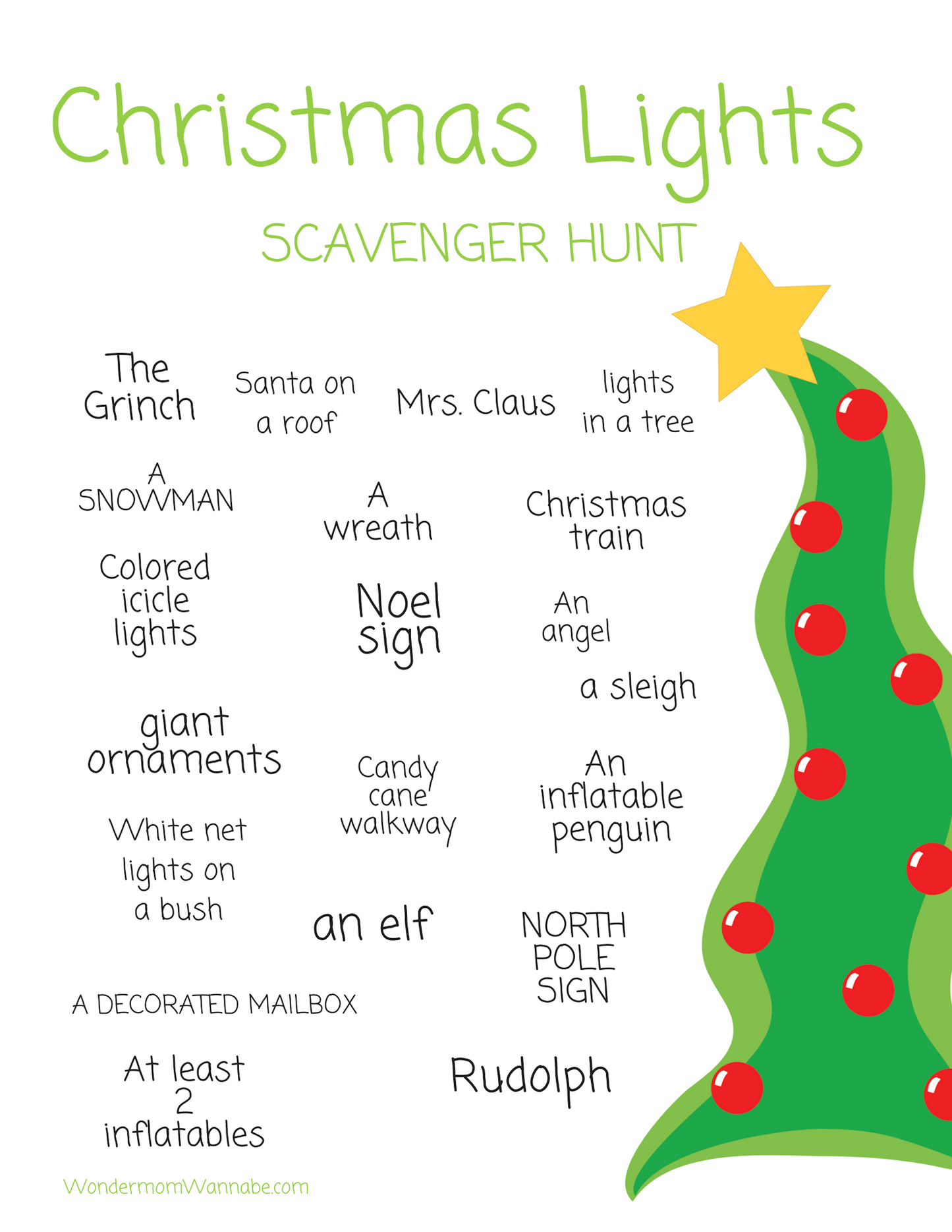 Printable Christmas Planner - Santa