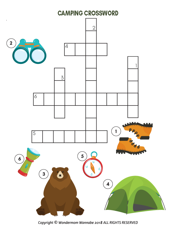 Camping Activity Kit for Kids