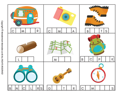 Camping Activity Kit for Kids