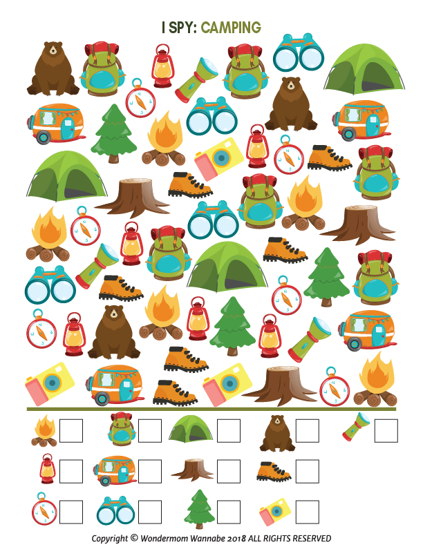 Camping Activity Kit for Kids