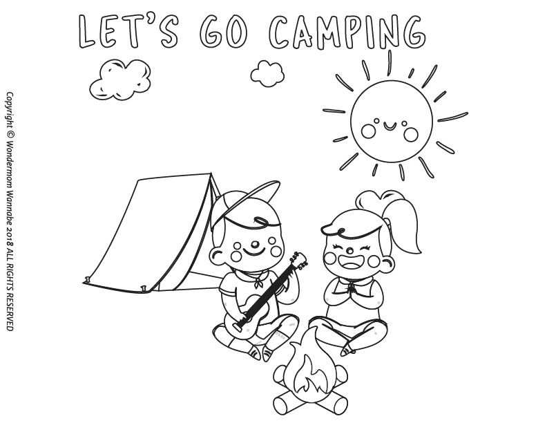 Camping Activity Kit for Kids
