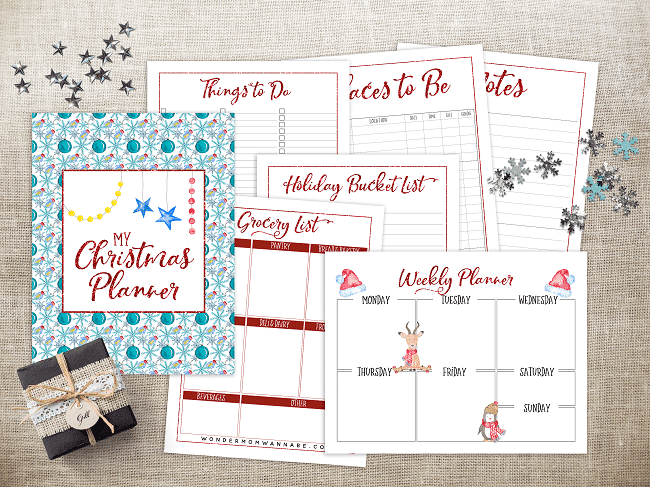 The Christmas Planner printable by VIP Vault.