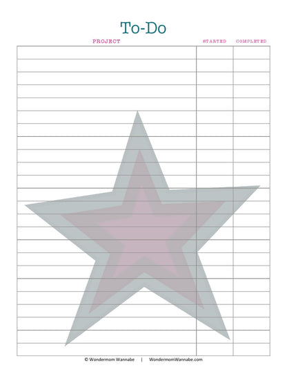Printable Christmas Planner - Purple and Teal