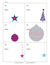 Load image into Gallery viewer, Printable Christmas Planner - Purple and Teal
