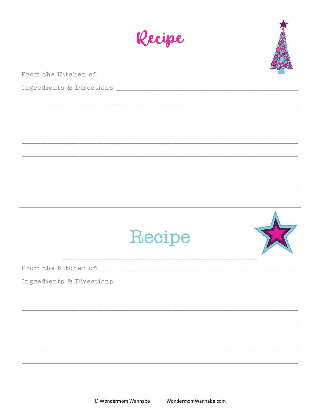 Printable Christmas Planner - Purple and Teal